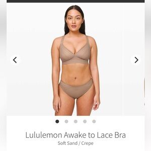 Lululemon Awake To Lace Bra